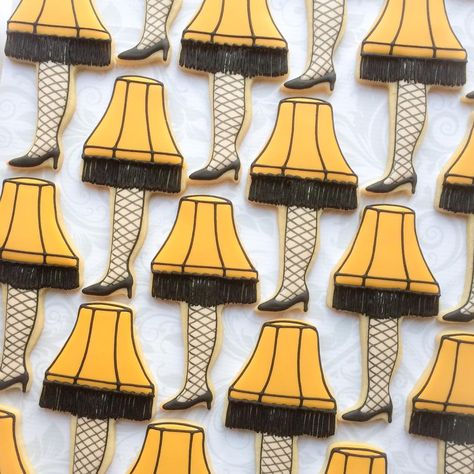 Anna - thesweetesttiers.com on Instagram: “Leg lamp cookies from "A Christmas Story" movie are always requested leading up to Christmas. #leglampcookies #achristmasstorycookies…” Christmas Story Lamp, A Christmas Story Leg Lamp, Christmas Story Leg Lamp, Elf Christmas Decorations, Leg Lamp, Winter Cookie, Xmas Cookies, Cookie Inspiration, Christmas Cookies Decorated