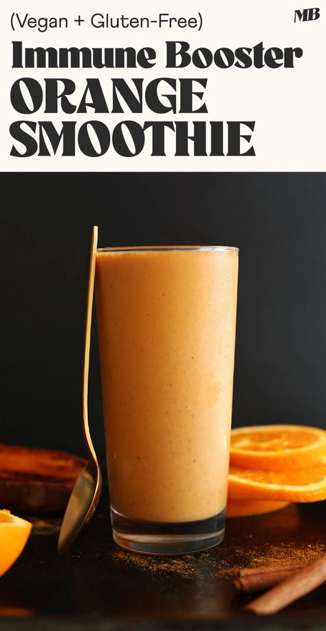 Sweet Potato Smoothie, Drink Syrups, Sweet Smoothies, Immune Booster, Orange Smoothie, Minimalist Baker, Smoothie Packs, Sweet Potato Breakfast, Smoothie Drink Recipes