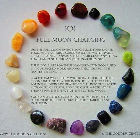 Crystals Full Moon, Charging Crystals, Inner Happiness, Moon Magick, Moon Energy, Set Intentions, New Moon Rituals, Charge Crystals, Full Moon Ritual