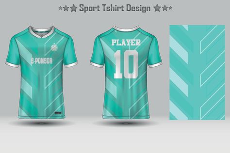 Abstract Football Jersey Geometric Pattern Mockup Template Sport T-shirt Design Sports Tshirt Designs, Cyan Colour, Cyan Blue, Jersey Design, Tshirt Design, Football Jersey, Jersey Shirt, Football Jerseys, Sport T Shirt