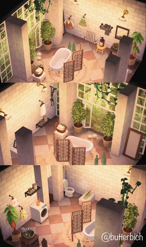 Storybook Theme, Cozy Bathroom, Animal Crossing Wild World, Animal Room, Animal Crossing Game, Laundry Room Design, Floor Patterns, Cozy Room, Animal Crossing