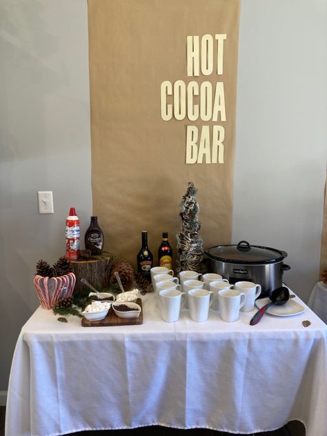 Hot Cocoa Bar Gender Reveal, Cookies And Cocoa Baby Shower Ideas, December Baby Shower Food, Winter Event Ideas, Christmas Backyard, January Baby Shower, Coco Bar, Christmas Formal, Holiday Boards