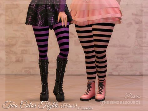 Torn Tights, Represent Clothing, Color Tights, Ts4 Mods, Striped Tights, Sims Four, Best Sims, Sims 4 Cc Finds, Family Fashion