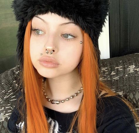 Facial Piercing, Facial Piercings, Piercing Inspo, Makeup And Hair, Nostril Hoop Ring, Hair Inspo, Pretty People, Fashion Ideas, Piercings