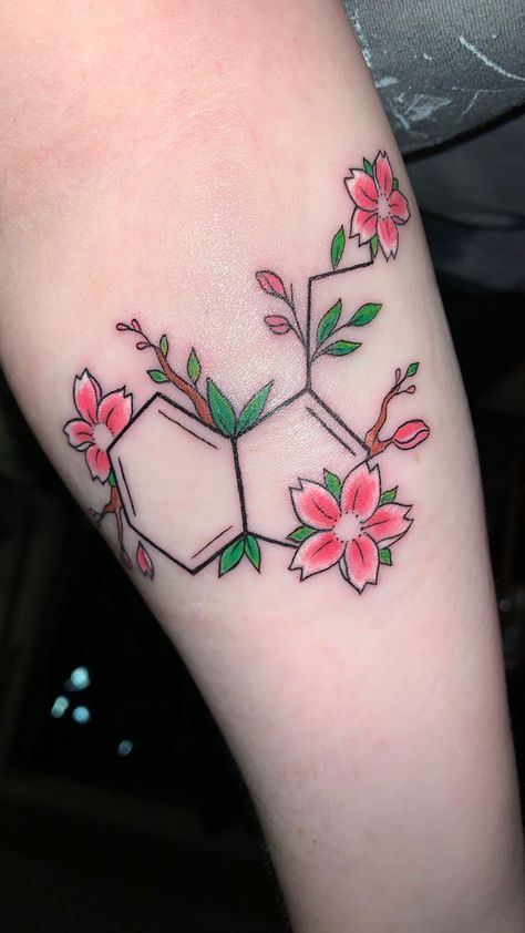 Estrogen Tattoo Ideas, Estrogen Tattoo, Serotonin Tattoos For Women, Transgender Tattoo, Serotonin Tattoo, E Tattoos, Next Tattoo Ideas, Body Decor, Forearm Tattoo Women