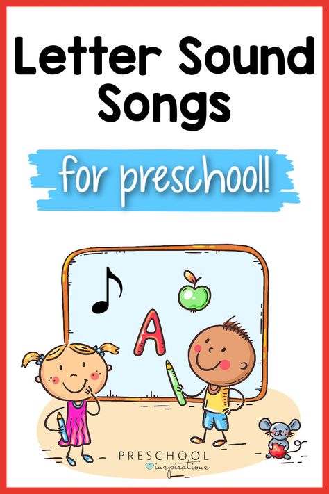 Space Songs For Kids, Alphabet Sounds Song, Letter Sound Song, Letter Sounds Kindergarten, Songs Preschool, Preschool Inspirations, Alphabet Sound, Teaching Sound, Letter Sounds Preschool