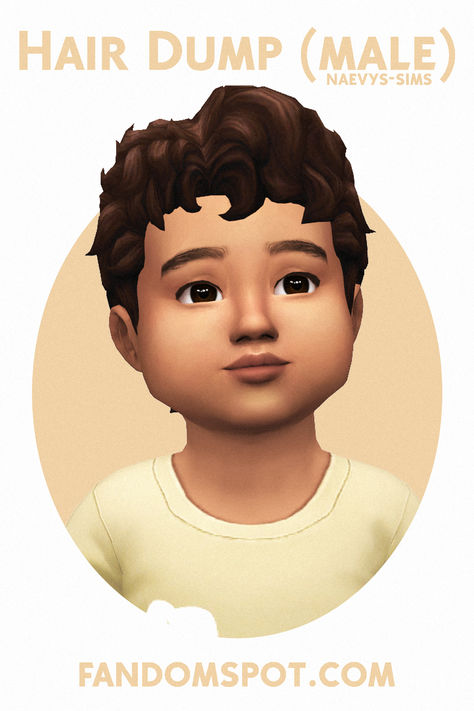 # 15 in our list of maxis-match CC toddler hair. Snag this adorable curly short hairstyle for your male toddler sims in TS4 Infant Male Hair Cc Sims 4, Male Infant Hair Sims 4, Toddler Hair Sims 4 Cc Boy, Sims 4 Hair Male Curly, Baby Cc Sims 4 Hair, Infant Cc Sims 4 Hair Male, Toddler Hairstyles Sims 4, Sims 4 Cc Infants Clothes Boy, Sims 4 Cc Infant Hair Boy