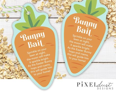 Bunny Bait Recipe, Bunny Bait Printable, Easter Bunny Food, Bunny Food, Bunny Bait, Birthday Menu, Easter Bunny Gifts, Easter Activities For Kids, Kids Easter Basket