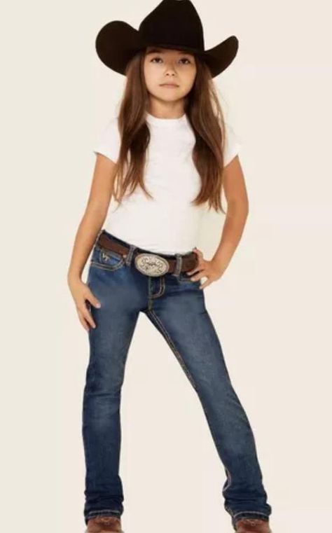 Farm Fits, Kids Cowboy Hats, Cowgirl Style Outfits, Cowgirl Outfits, Cowgirl Style, Kids Hats, Western Outfits, Style Board, Casual Outfit