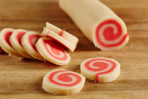 Peppermint Pinwheel Cookies | Kitchn Peppermint Pinwheel Cookies, Christmas Pinwheel Cookies, Pinwheel Sugar Cookies, Pinwheel Cookies Recipe, Freezer Cookies, Crushed Peppermint, Peppermint Sugar Cookies, Easy Candy Recipes, Peppermint Candies