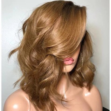 Gold Brown Hair, Light Golden Brown Hair, Dark Golden Blonde, Golden Brown Hair Color, Golden Brown Hair, Wig Brown, Hd Lace Wig, Golden Blonde Hair, Long Hair Wigs