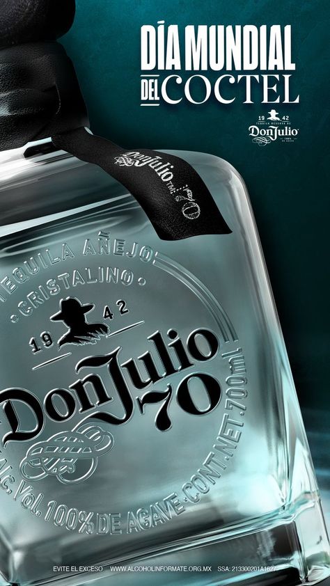 #DíadelCoctel la fecha ideal para explorar una variedad de sabores con la suavidad de Don Julio 70. Tequila Don Julio 70, Don Julio Tequila, Poster Background Design, Tequila, Background Design