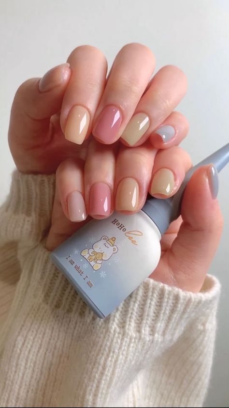 Pastel Nails, Makati, Types Of Nails, Manicure E Pedicure, Green Nails, Holiday Nails, Nude Nails, Nail Designer, Almond Nails