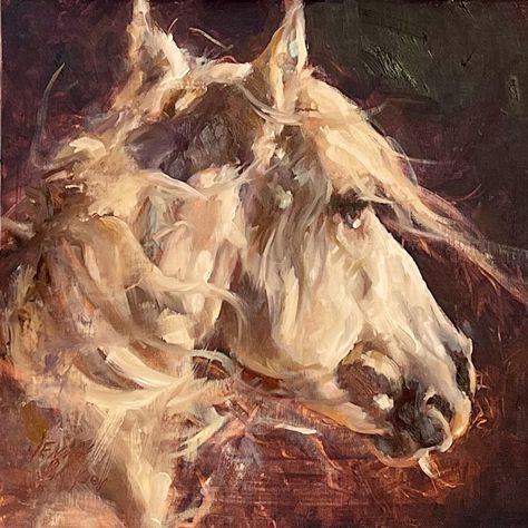 Equine Art Abstract, Equine Artwork, Oil Pastel Colours, Horse Oil Painting, Beautiful Arabian Horses, Horse Artwork, Most Beautiful Horses, Horse Portrait, Cowboy Art