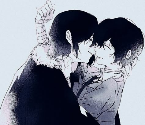 Shibusawa X Dazai X Fyodor, Top Fyodor X Bottom Dazai, One Sided Fyozai, Dazai X Shibusawa, Fyozai Fanart Kiss, Dazai Falling Off Building, Fyozai Kiss, Fyozai Fanart Spicy, Chuuya Side Profile