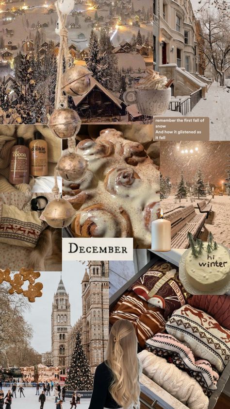 December Winter, Christmas Dreaming, Cozy Christmas Decor, Xmas Wallpaper, Christmas Collage, Cute Christmas Wallpaper, Cosy Christmas, Christmas Planning, Christmas Feeling