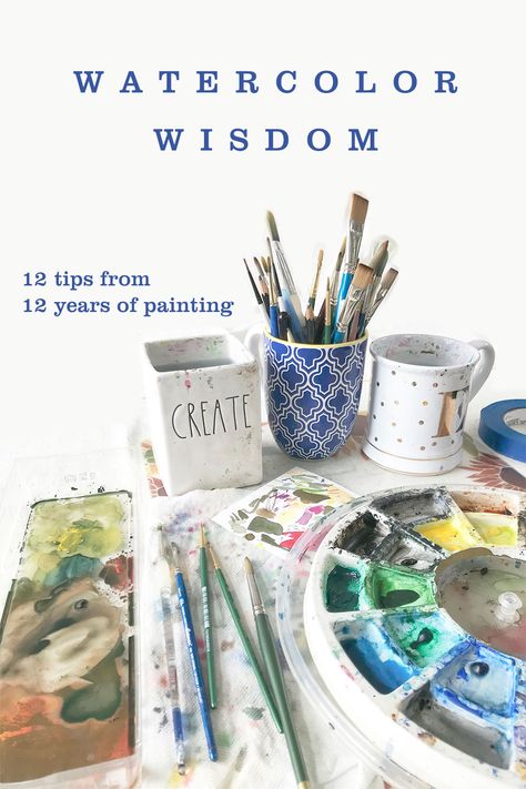 Paints And Brushes, Frida Art, Watercolor Beginner, Learn Watercolor, Watercolor Tips, Watercolor Paintings For Beginners, Watercolor Lessons, Diy Watercolor Painting, Kunst Inspiration