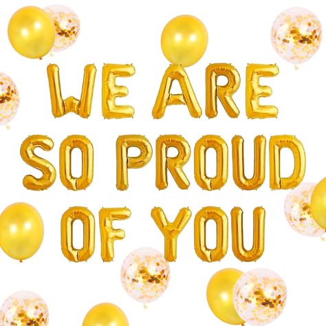 Army Party Decorations, College Graduation Decorations, Balloon Graduation, Gold Graduation Decorations, Congratulations Balloons, Party Decorations Graduation, Promotion Decoration, Grad Banner, Congratulations Banner