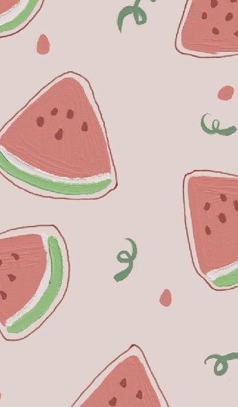 Watermelon Cute Wallpaper, Kawaii Watermelon Wallpaper, Aesthetic Watermelon Wallpaper, Fruits Wallpaper Aesthetic, Watermelon Wallpaper Iphone, Watermelon Wallpaper Aesthetic, Cute Watermelon Wallpaper, Fruit Wallpaper Aesthetic, Watermelon Wallpaper