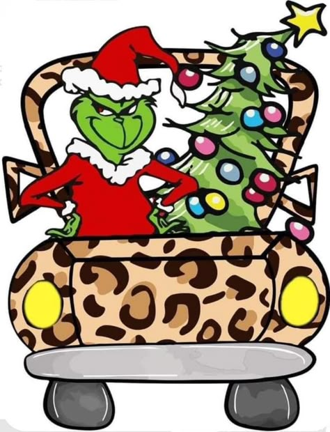 The Grinch Clipart, Grinch Truck, O Grinch, Grinch Clipart, Grinch Images, Grinch Crafts, Grinch Png, Leopard Christmas, Sublimation Ideas Projects Inspiration