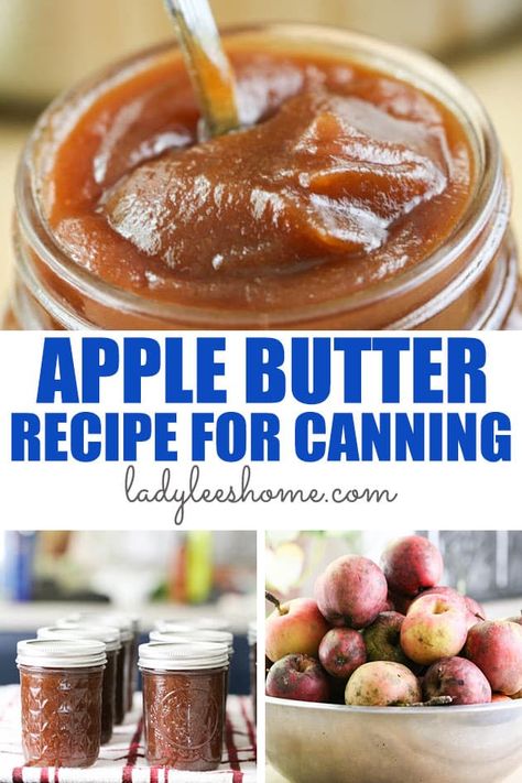 Apple Butter Canning Recipe, Canning Apple Butter, Apple Butter Uses, Recipes With Apples, Canning Apples, Slow Cooker Apple, Slow Cooker Apple Butter, Pressure Canning Recipes, Apple Butter Recipe