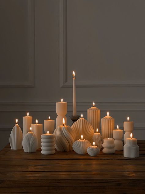 Candle Business Aesthetic, Sell Candles, Minimalist Candles, Candle Crafts Diy, Candles Photography, Online Photo Editing, Creative Candles, Candle Store, Aesthetic Candles