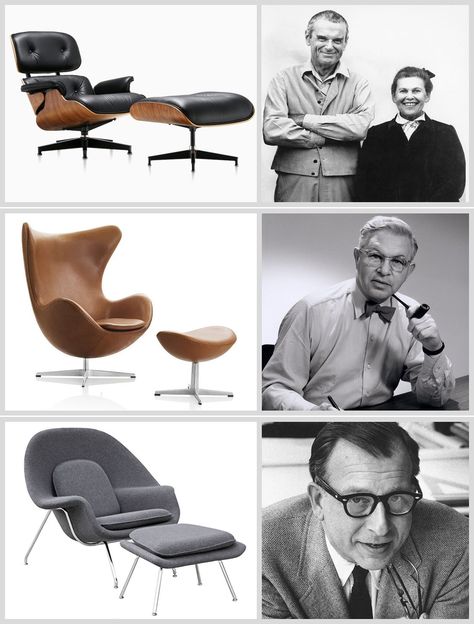 The 20th century was the golden age of “modern chair.” In this period, technological innovation and rising flexibility of the masses drove the best of designers to take up the task of re-inventing a simple piece of furniture. This task is still going on, with amazing chair designs pouring into the furniture market. Famous Furniture Designers, Poltrona Design, Famous Chair, Iconic Furniture Design, Vintage Furniture Design, Furniture Design Sketches, Iconic Chairs, Chair Designs, Design Moda