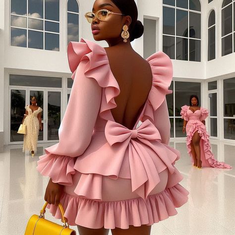 Definitely recreating slide one in white color as a bridal shower guest and the pink one for a date 🥰💃🏽 can you illustrate like folah ? 😁 We are the best 🤗🙌 Dm to know more about our services Tag your loved ones and kindly share Drop a ❤️ #tailorcatalogue #tailorcataloguepage #viral #tailor #lagosfashionista #lagos #fashion #dinnergowns #wedding #AsoEbiBella #dinner #stylish #creative #asoebibellanaija #reels #viralreels #dinnerwear #fashionstyles #bellanaijaweddings #bellanaija #fa... Pink Wedding Outfit Guest, Elegant Wedding Guest Dress Classy, Cute White Dresses Classy, Short Dress For Wedding Guest, Dinner Gown Ideas, Dress Inspo Outfit, Fashion Design Outfits, Dresses For Dinner, Dinner Dress Classy Elegant