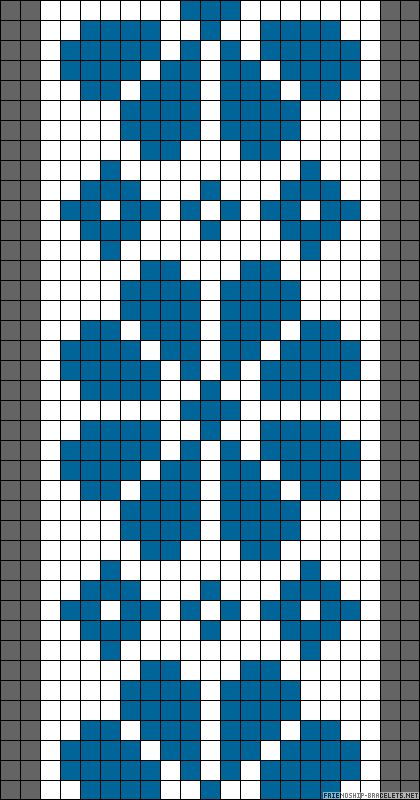 A34037 - friendship-bracelets.net 2 Color Bead Loom Patterns, Stitches Pattern, Inkle Weaving, Bead Loom Designs, Loom Bracelet Patterns, Tapestry Crochet Patterns, Pola Kristik, Cross Stitch Bookmarks, Pola Sulam