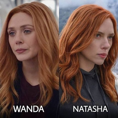 Black Widow Natasha, Marvel Images, Wanda Maximoff, Marvel Women, Romanoff, Natasha Romanoff, New Hair Colors, Elizabeth Olsen, Digital Art Girl