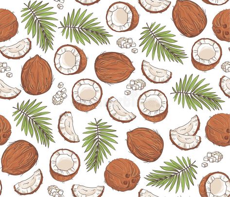 Coconut Vector, Aesthetic Lockscreens, Iphone Wallpaper Classy, Leaves Vector, Pencil Art Drawings, Hand Drawn Vector, Vector Hand, Bullet Journal Inspiration, Free Vector Art