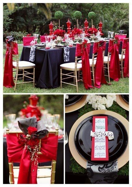 Black and red Queen Wedding, Alice In Wonderland Wedding, Wedding Color Inspiration, Alice In Wonderland Party, Wonderland Wedding, Wonderland Party, Event Coordinator, Wedding Chairs, Chair Decorations