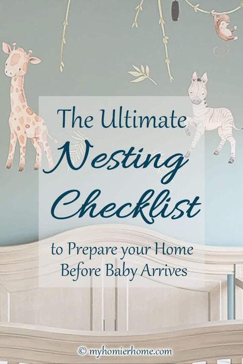 Looking to follow a focused list for your pre-baby nesting stage? We gotchu! There's nothing better than crossing things off the to-do list, so let's get to it! #nestingchecklist #nursery #preparingforbaby Nesting Checklist, Baby Nesting, Safari Theme Nursery, Nursery Closet, Preparing For Baby, Before Baby, Nursery Inspiration, Boho Nursery, Project Design