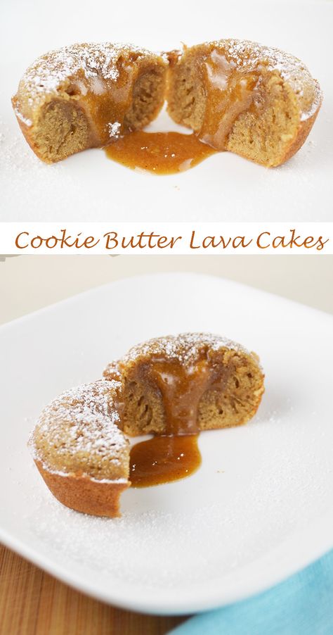 Molten Lava Cakes, Molten Lava, Moist Cake, Cookie Butter, Lava Cake, Butter Cookies Recipe, Sweets Cake, Lava Cakes, Baking Sweets