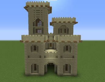 Arabic Desert Castle - GrabCraft - Your number one source for MineCraft buildings, blueprints, tips, ideas, floorplans! Desert Castle, Arabic Desert, Minecraft Castle Blueprints, Minecraft Houses Xbox, Construction Minecraft, Minecraft Building Guide, Minecraft Houses Blueprints, Small Castles, Minecraft House Tutorials