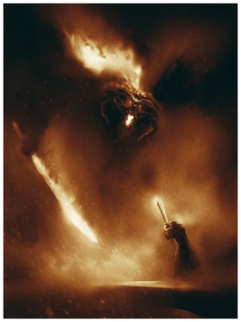 THE LORD OF THE RINGS Showcase by Karl Fitzgerald - On Sale Info! - Bottleneck Art Gallery Balrog Of Morgoth, Lord Of The Rings Tattoo, John Howe, Middle Earth Art, Peter Jackson, Tolkien Art, Lotr Art, Jrr Tolkien, The Lord Of The Rings