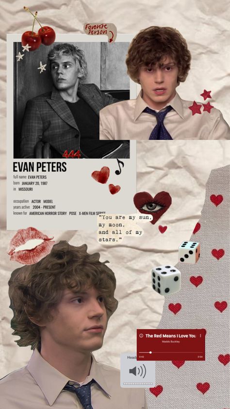 #evanpeters Even Peters Wallpaper, Evan Peters Wallpaper Aesthetic, Evan Peters Wallpaper Iphone, Evan Peters Wallpaper, Evans Peter, American Horror Story Characters, Evan Peter, Evan Peters American Horror Story, Tate And Violet