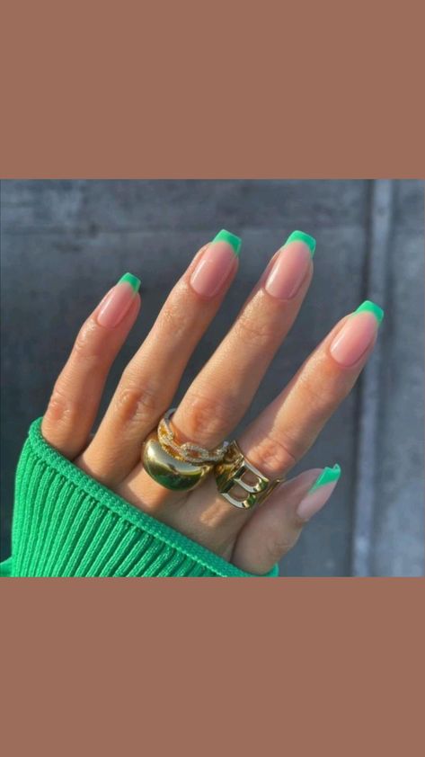 Tapered Square Nails, Short Coffin Nails, French Tip Acrylic Nails, Nail Swag, Square Acrylic Nails, Fire Nails, Coffin Nails Designs, Funky Nails, Short Acrylic Nails