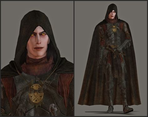 Sims 4 Male Clothes, Sims Medieval, Sims 4 Patreon, Royal Clothes, Sims Clothes, Black Cloak, Medieval Clothes, Knight Costume, Female Armor