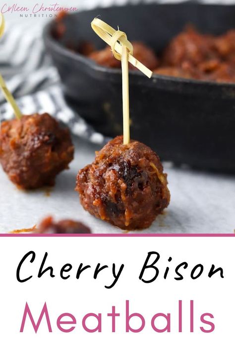 Fancy Party Appetizers, American Soup, Super Simple Dinner, Bison Meatballs, Bison Recipes, Easy Skillet Meals, Game Recipes, Food Rules, Simple Dinner