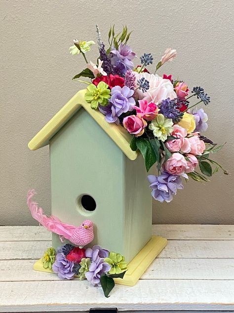 Popsicle stick birdhouse