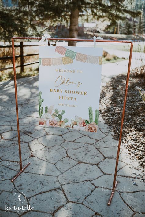 Mexican Wedding Signs, Taco About Love Couples Shower Decor, Fiesta Couples Shower Ideas, Couples Shower Sign, Fiesta Wedding Shower, Mexican Baby Shower, Mexican Babies, Taco Party, Welcome Sign Template