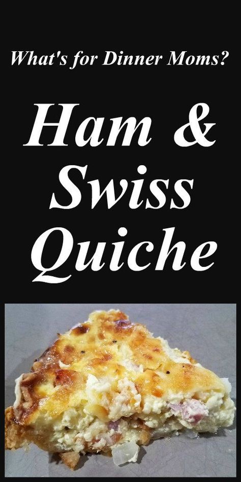 Ham and Swiss Quiche – Whats for Dinner Moms #ketoideas #ketogirl #lowcarb #ketocommunity #ketoresults #ketolifestyle #ketoforbeginners #healthychoises #ketorecipe Ham Swiss Quiche Recipes, Ham And Swiss Cheese Quiche, Ham And Swiss Quiche Recipes, Swiss Cheese Quiche Recipe, Ham And Swiss Quiche, Swiss Cheese Quiche, Ham And Broccoli Quiche, Swiss Quiche, Quiche With Hashbrown Crust