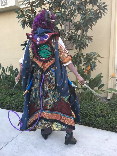 Mollymauk Jacket, Mollymauk Coat, Mollymauk Cosplay, Rainbow Coat, Mollymauk Tealeaf, Critical Role Cosplay, Larp Props, Critical Role Characters, Wizard Costume