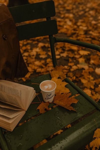 Paris In Autumn, Fall Mood Board, Coffee Shop Aesthetic, Autumn Magic, Fallen Book, Pumpkin Spice Season, Images Esthétiques, Autumn Coffee, Flower Phone Wallpaper