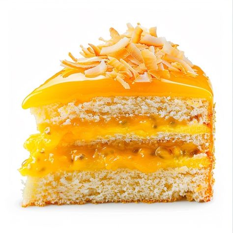 Photo mango passionfruit coconut cake wi... | Premium Photo #Freepik #photo Mango Passionfruit, Cake Pictures, Coconut Cake, Novelty Cakes, Event Food, Business Card Maker, Flyer Maker, Photo Cake, Presentation Template Free