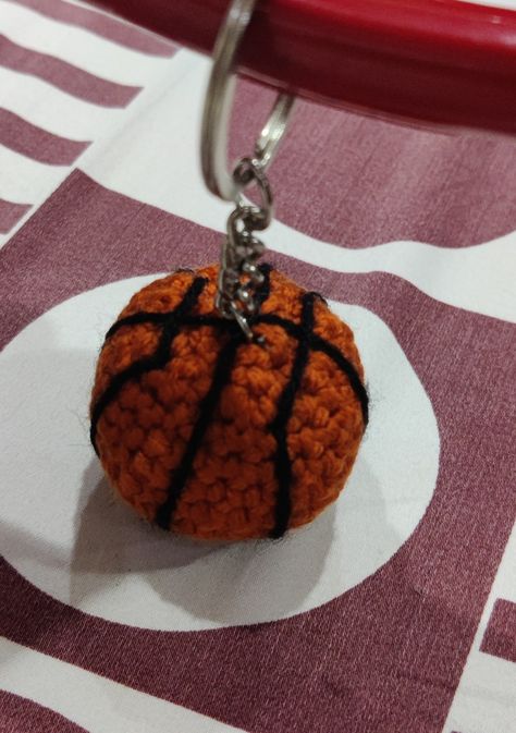 Basketball Crochet Collection, Crochet Keychain, Basketball, Crochet