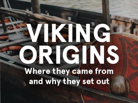 Viking Origins, Ancestry & Why They Set Out on Adventure Viking Ancestry, Norse People, Viking Longship, Norwegian Vikings, Viking Village, Viking Reenactment, Historical Objects, Viking Culture, Wonder Years