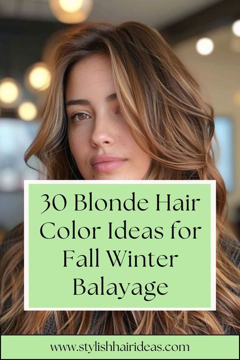 Whether you love soft honey shades or bold platinum highlights, these balayage styles are perfect for any cold-weather look. #BlondeInspo #BalayageForWinter #FallBlondeHair" Fall Winter Balayage, Icy Highlights, Winter Balayage, Blonde Balayage Honey, Balyage Blonde, Balayage Styles, Balyage Hair, Winter Blonde Hair, Winter Blonde