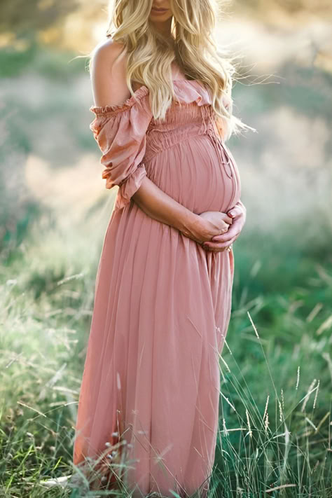 Flowy maternity dress